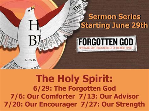 New Sermon Series: Forgotten God | Dundalk Free Methodist Church