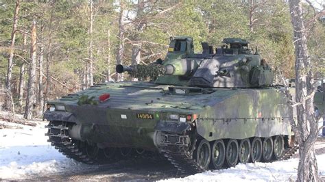 Ukraine’s Swedish-Made CV90 Fighting Vehicles Are Meant To Hunt Enemy ...