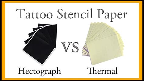 Tattoo Review: Hectograph VS Thermal Stencil Paper - YouTube