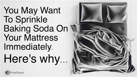 You May Want To Baking Soda On Your Mattress Immediately. Here's Why...