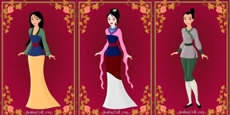 Mulan Dress Animated