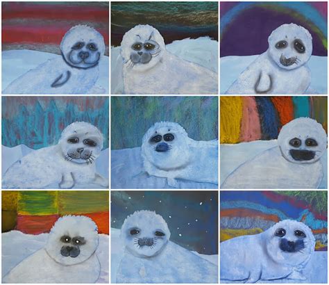 MaryMaking: Harp Seal Pups