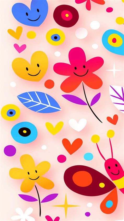 Cute Cartoon Flower Wallpapers - Top Free Cute Cartoon Flower ...