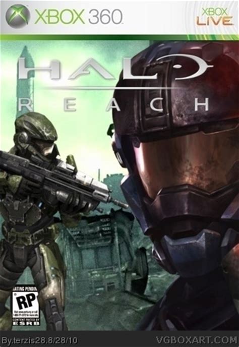 Halo: Reach Xbox 360 Box Art Cover by terzis28