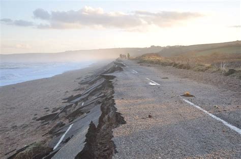 Damage to the main road between Slapton and Torcross - Devon Live