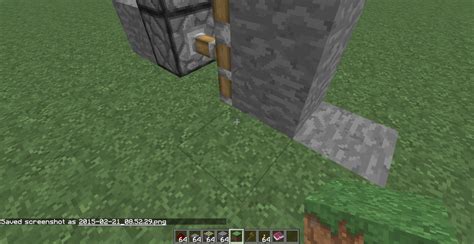 1x2 Piston Door [Tutorial] Minecraft Map