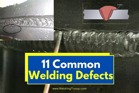 Explain the Different Type Welding Defects in Brief