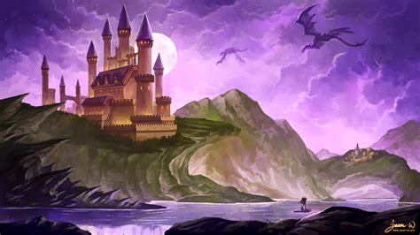 Magical School by the Cliff by jasonwang7 on DeviantArt