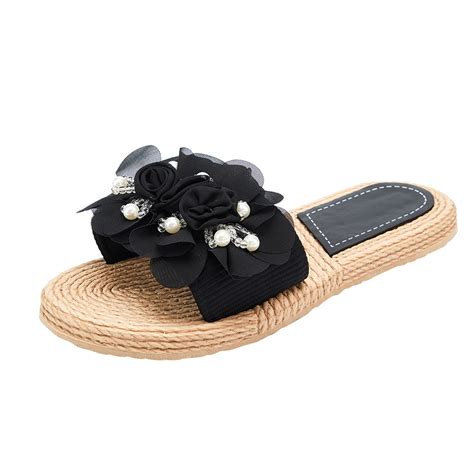 VBARHMQRT Female Ortho Slippers for Women with Arch Support Ladies ...