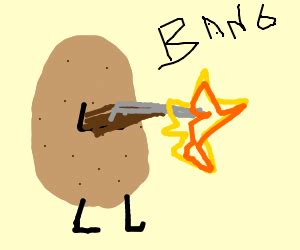 Potato gun - Drawception