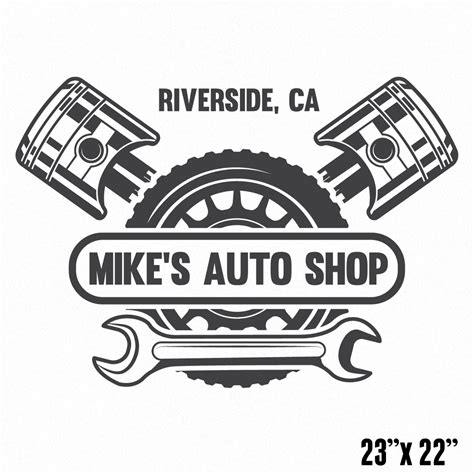 Car Service, Auto Repair, Mechanic Company Name Truck Decal, 2 Pack ...