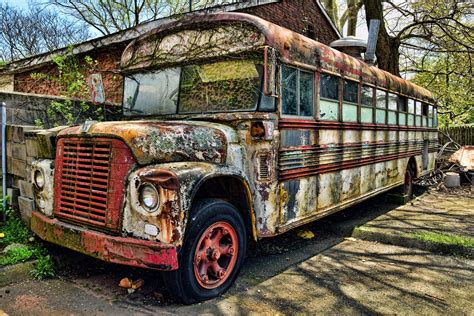 Old School Bus - Etsy