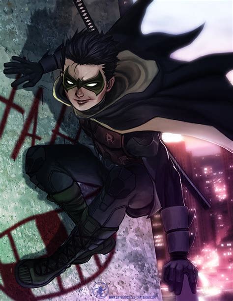 Damian Wayne (Robin) by turpentine-08 on DeviantArt