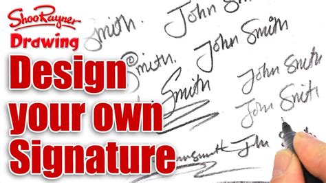 How to design your own amazing signature | Cool signatures, Lettering ...