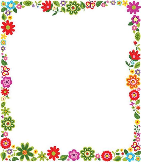 Flower Borders Illustrations, Royalty-free Vector Graphics & Clip Art ...