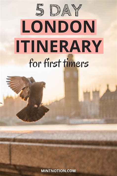 5-Day London Itinerary For First-Time Visitors | London itinerary ...