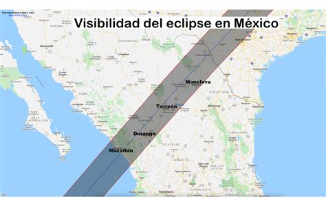 Trayectoria Del Eclipse Solar 8 De Abril 2024 - Image to u