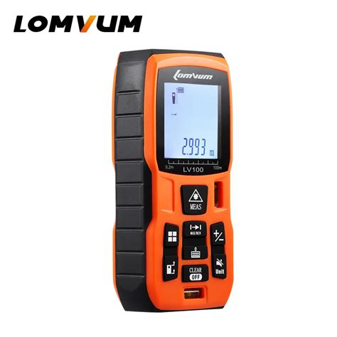 LOMVUM BatteryPowered Laser Ruler Rangefinders Digital Handheld ...