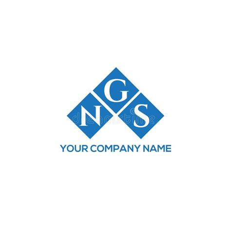 NGS Letter Logo Design on WHITE Background. NGS Creative Initials ...