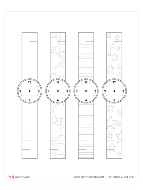 Templates Printable Free, Printable Paper, Printables, Clock Template ...