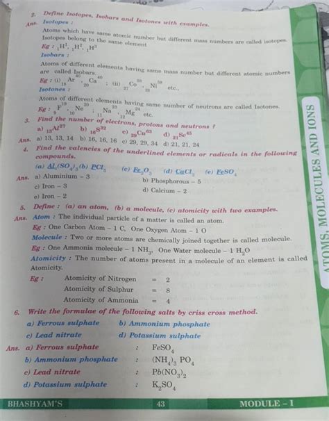 Define Isotopes, Isobars and Isotones with examples. Ans. Isofopes : Atom..