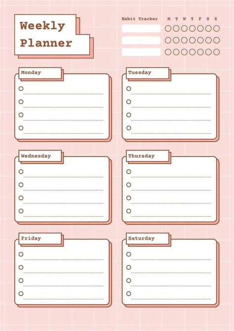 Templates | Study planner printable, Daily planner template, Study planner