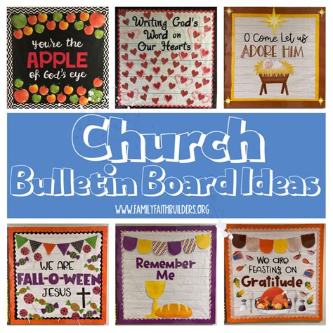 Church Bulletin Board Ideas - Family Faith Builders