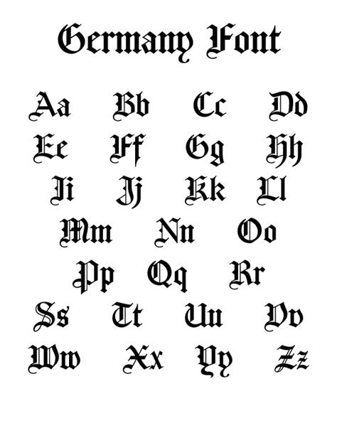 Old German Font – Telegraph