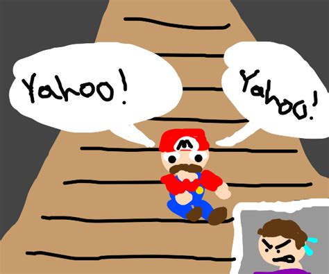 super mario 64 speedrun - Drawception