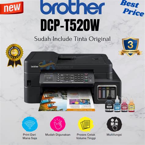 Jual Brother DCP-T520W Printer Ink Tank - NEW | Shopee Indonesia