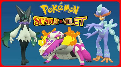 All Shiny Starters in Pokemon Scarlet and Violet - YouTube