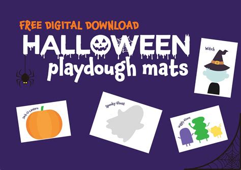 Halloween Playdough Mats – The Play Card Company - USA