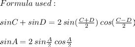sina+sinb+sinc=4cosa/2 cosb/2 cosc/2 - Brainly.in