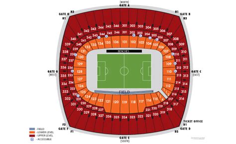 Arrowhead Stadium Seating Chart | Arrowhead Stadium | Kansas City, Missouri