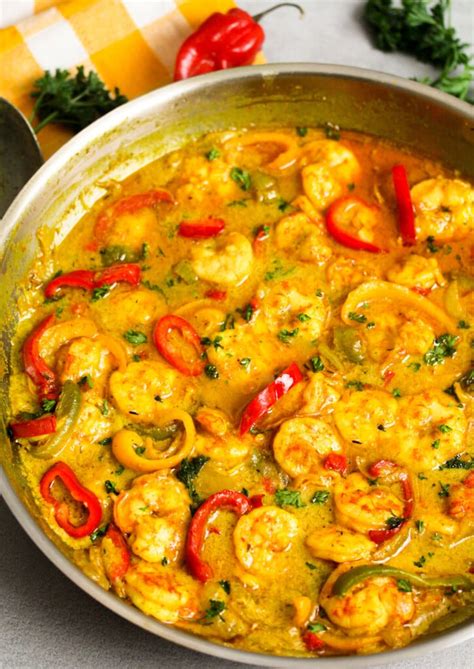 Jamaican Curry Shrimp Recipe | Sims Home Kitchen