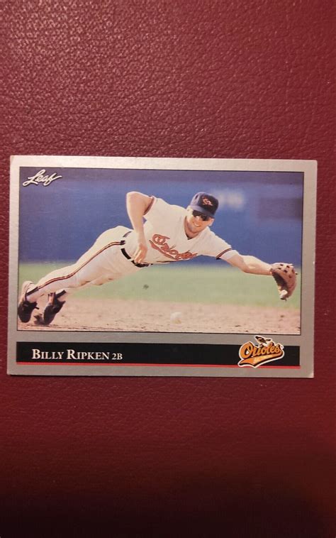 1992 Leaf - Billy Ripken Card # 184 | eBay