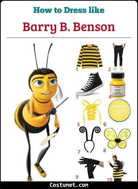 Barry B. Benson (Bee Movie) Costume for Cosplay & Halloween 2023 | Bee ...