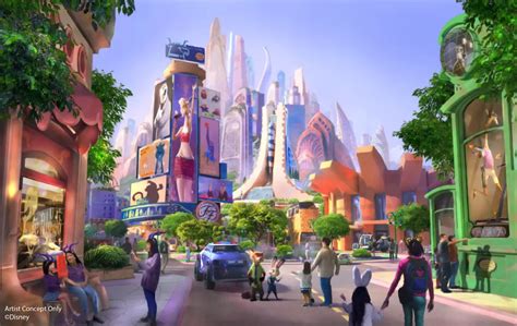 Construction Photos of the metropolis of Zootopia from Shanghai Disney ...