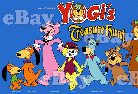 EXTRA LARGE! YOGI'S TREASURE HUNT Panoramic Photo Print HANNA BARBERA ...