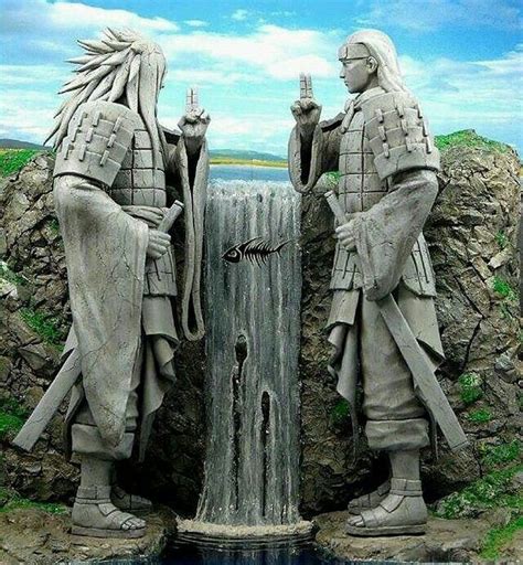 Uchiha Clan: Madara Hashirama Statue Wallpaper