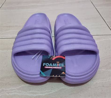 Skechers Foamies, Women's Fashion, Footwear, Flipflops and Slides on ...