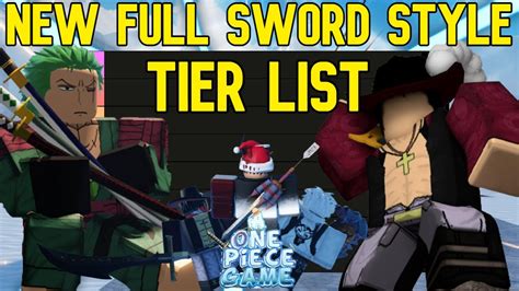 [AOPG] NEW UPDATE! FULL A One Piece Game SWORD TIER LIST! - YouTube