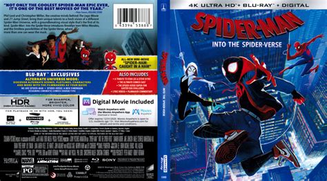 Spider-Man: Into The Spider-Verse (2018) R1 4K UHD Cover - DVDcover.Com