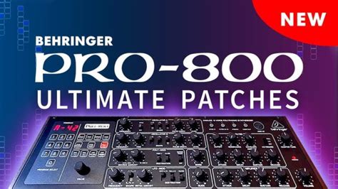 Ultimate Patches launches 300 Behringer Pro-800 patches (incl. FREE)