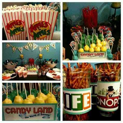 board game themed party - Google Search | Game night food, Game night ...