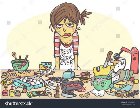 2,371 Messy kitchen Stock Illustrations, Images & Vectors | Shutterstock