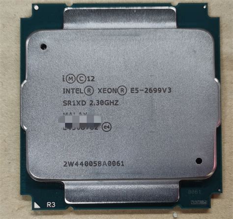 Intel Xeon E5-2699 V3 2.3GHz 18-Core 2699V3 PROCESSOR LGA 2011-3 CPU ...