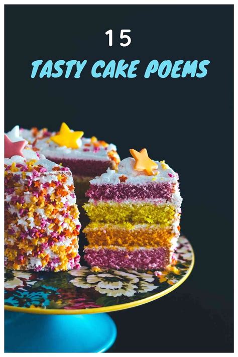 15+ Tasty Cake Poems - aestheticpoems.com