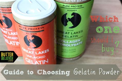 Guide to Choosing Gelatin Powder: Which Kind Should You Buy? - Butter ...