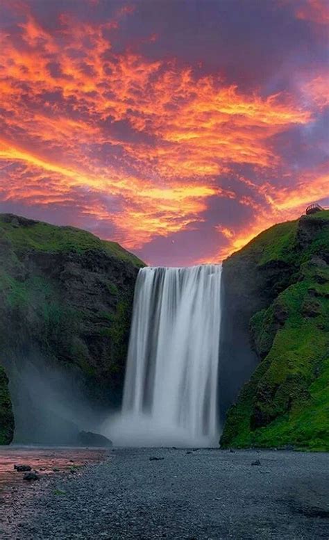 Sunset in 2020 | Waterfall photography, Sunset photography, Beautiful ...